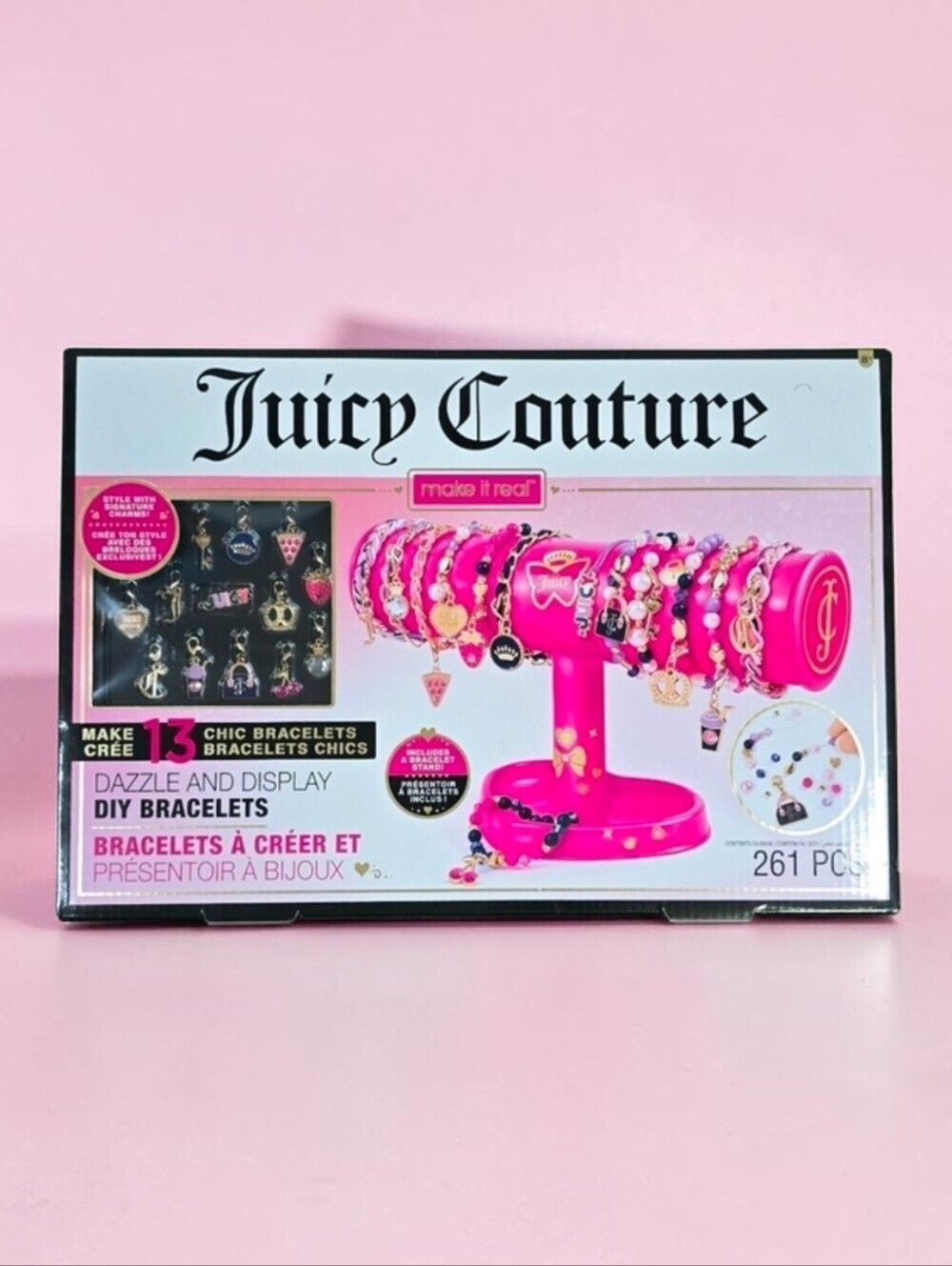 Juicy Couture Make It Real 261pc Bracelet Making Kit New Sealed Box NWT